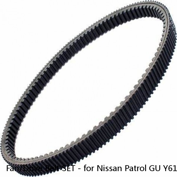 Fan/Drive Belt SET - for Nissan Patrol GU Y61 4.5P TB45E (97-01) #1 image