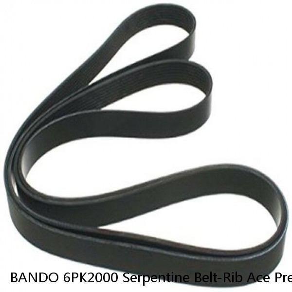 BANDO 6PK2000 Serpentine Belt-Rib Ace Precision Engineered V-Ribbed Belt  #1 image